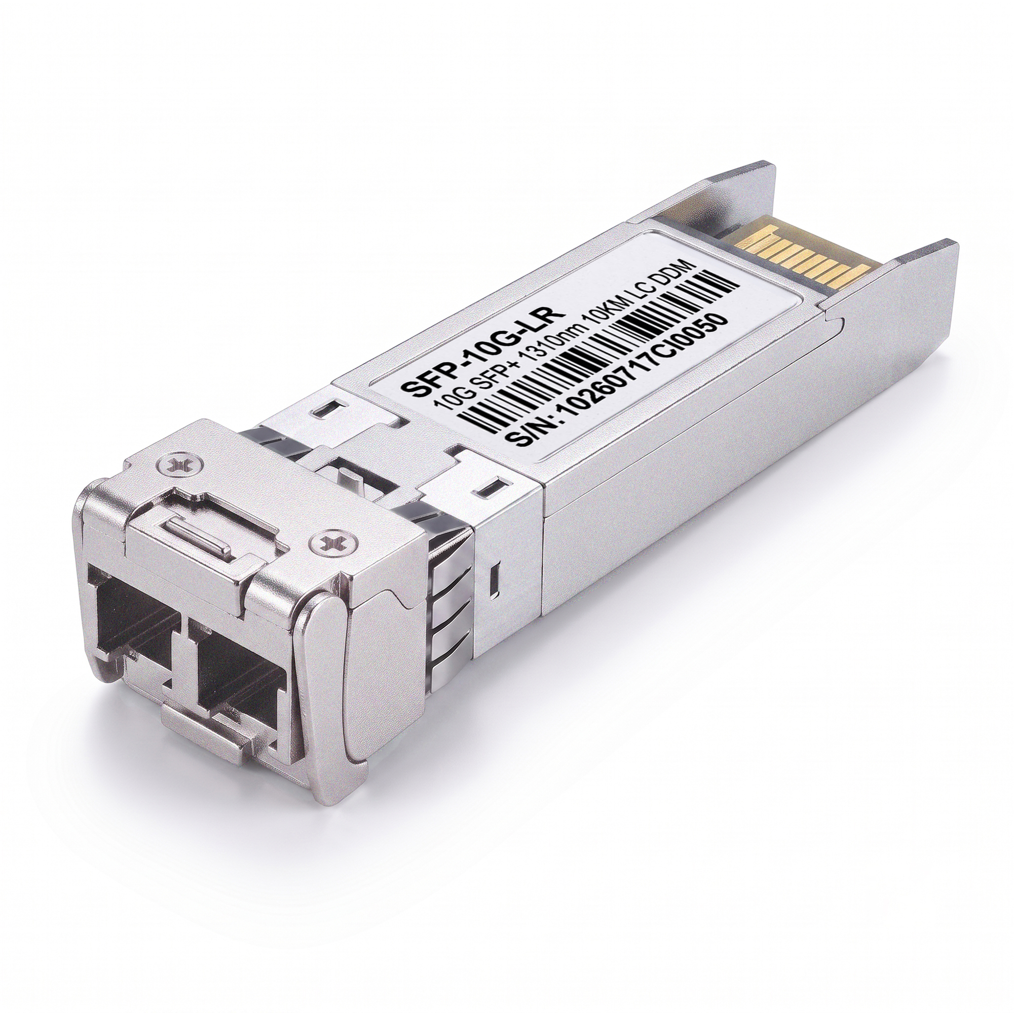 10GBASE-LR SFP+ Transceiver, 10G 1310nm SMF Duplex LC Optical Module, up to 10km, DDM, Compatible with Cisco SFP-10G-LR