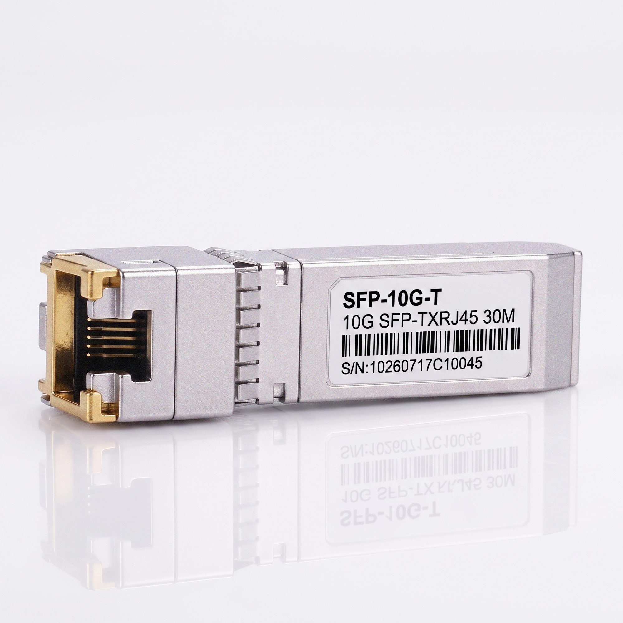 10GBASE-T SFP+ to RJ45 Transceiver, 10GbE Copper Module for Cat6a Cable, up to 30m, Compatible with Cisco SFP-10G-T-S