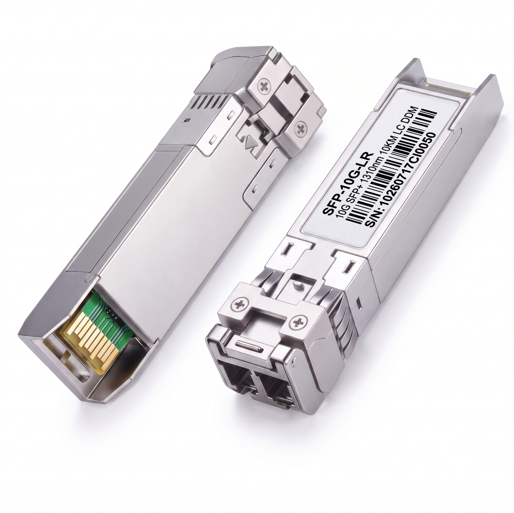 10GBASE-LR SFP+ Transceiver, 10G 1310nm SMF Duplex LC Optical Module, up to 10km, DDM, Compatible with Cisco SFP-10G-LR