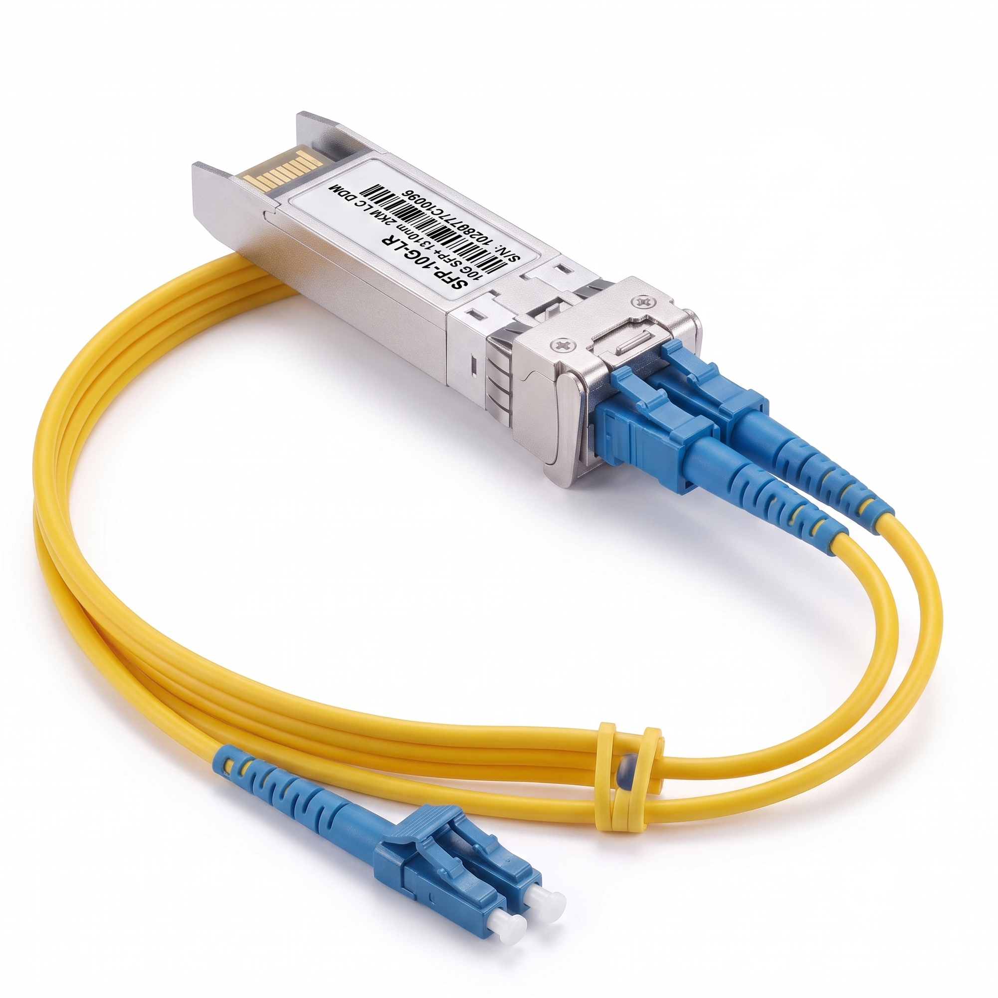 10GBASE-LR SFP+ Transceiver, 10G 1310nm SMF Duplex LC Optical Module, up to 10km, DDM, Compatible with Cisco SFP-10G-LR