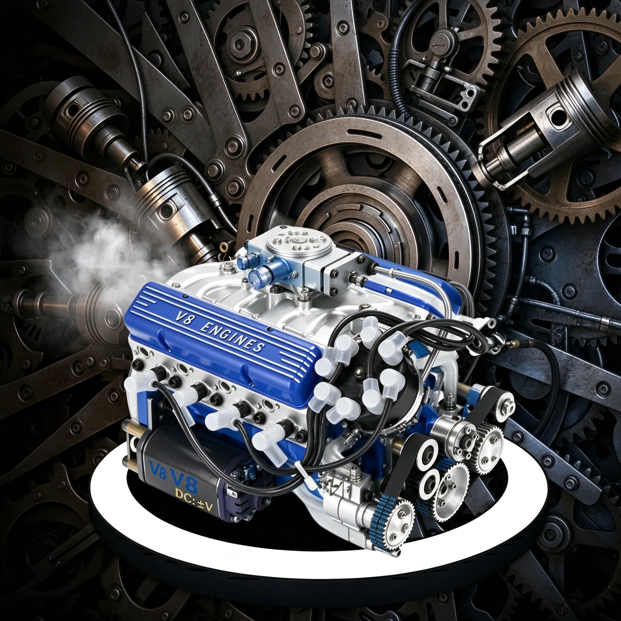 🎉Christmas Last Day Promotion — 50% OFF!+ FREESHIPPING🔥 - Gasoline OHV V8 Small-block Engine Model Kits
