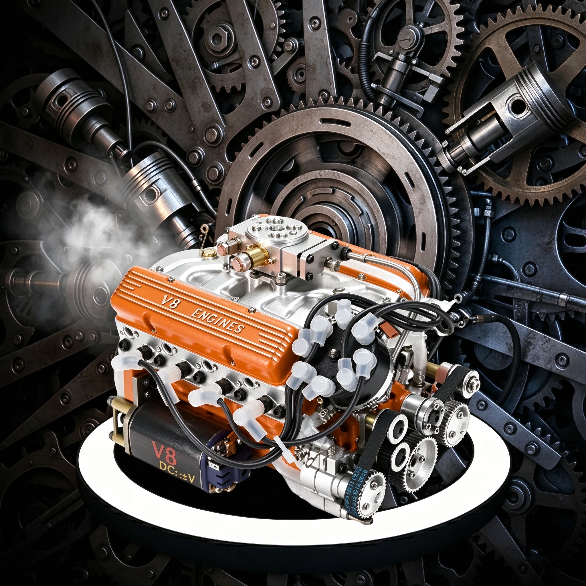 🎉Christmas Last Day Promotion — 50% OFF!+ FREESHIPPING🔥 - Gasoline OHV V8 Small-block Engine Model Kits