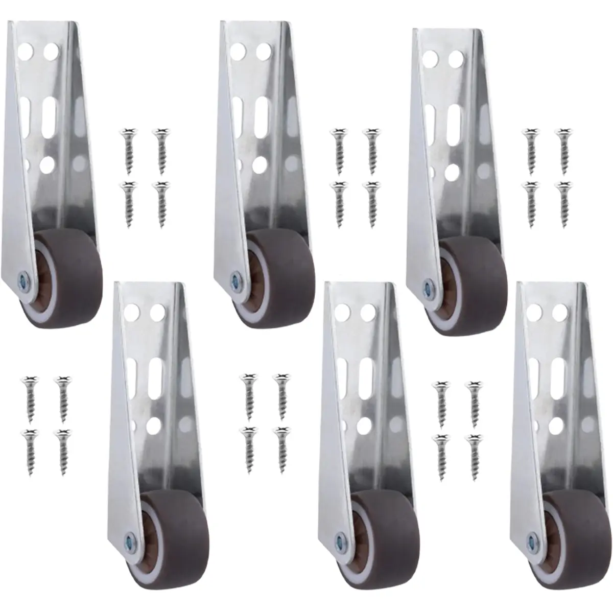Heavy Duty Rigid Caster Wheels for Doors - Smooth Silent Support