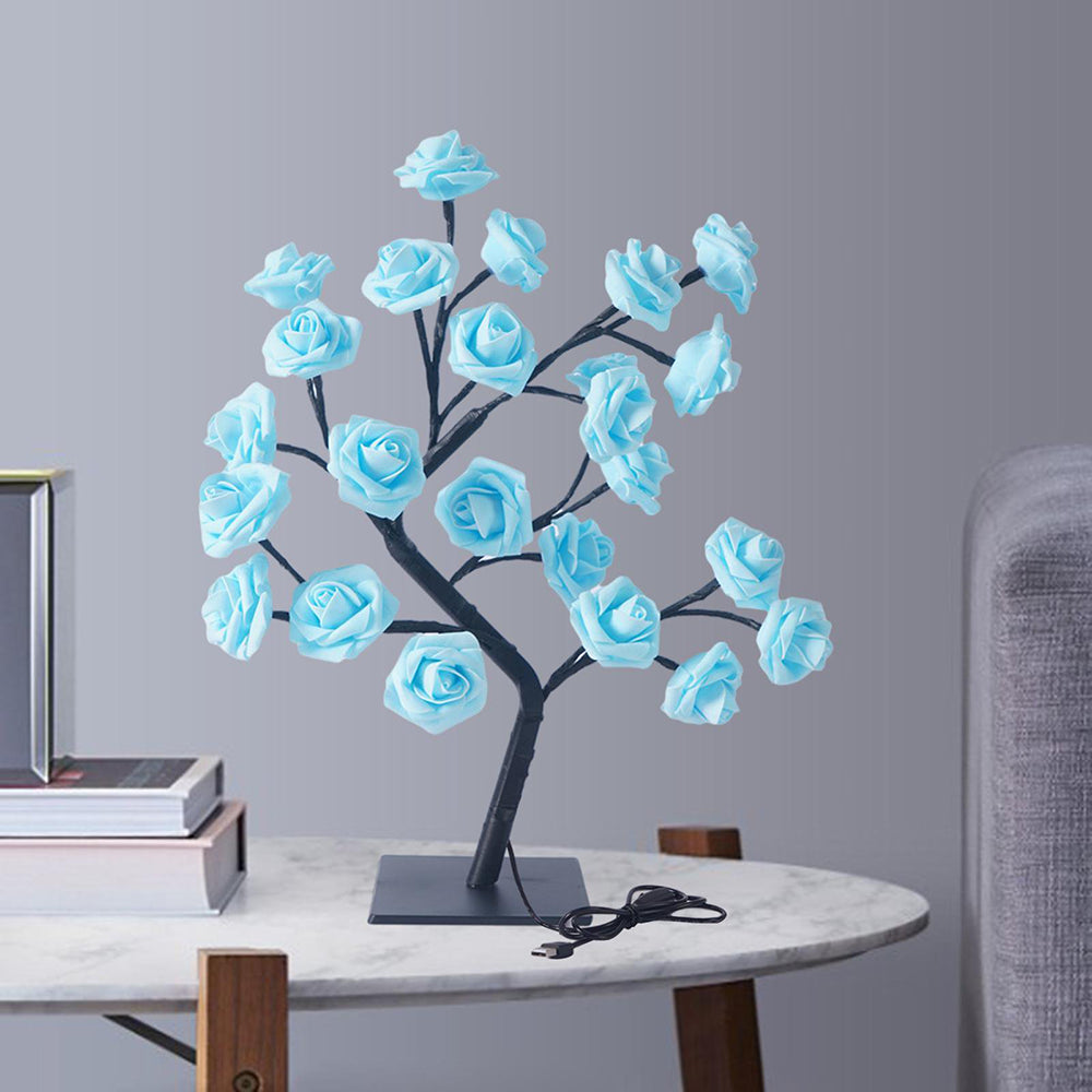 LED rose tree lamp