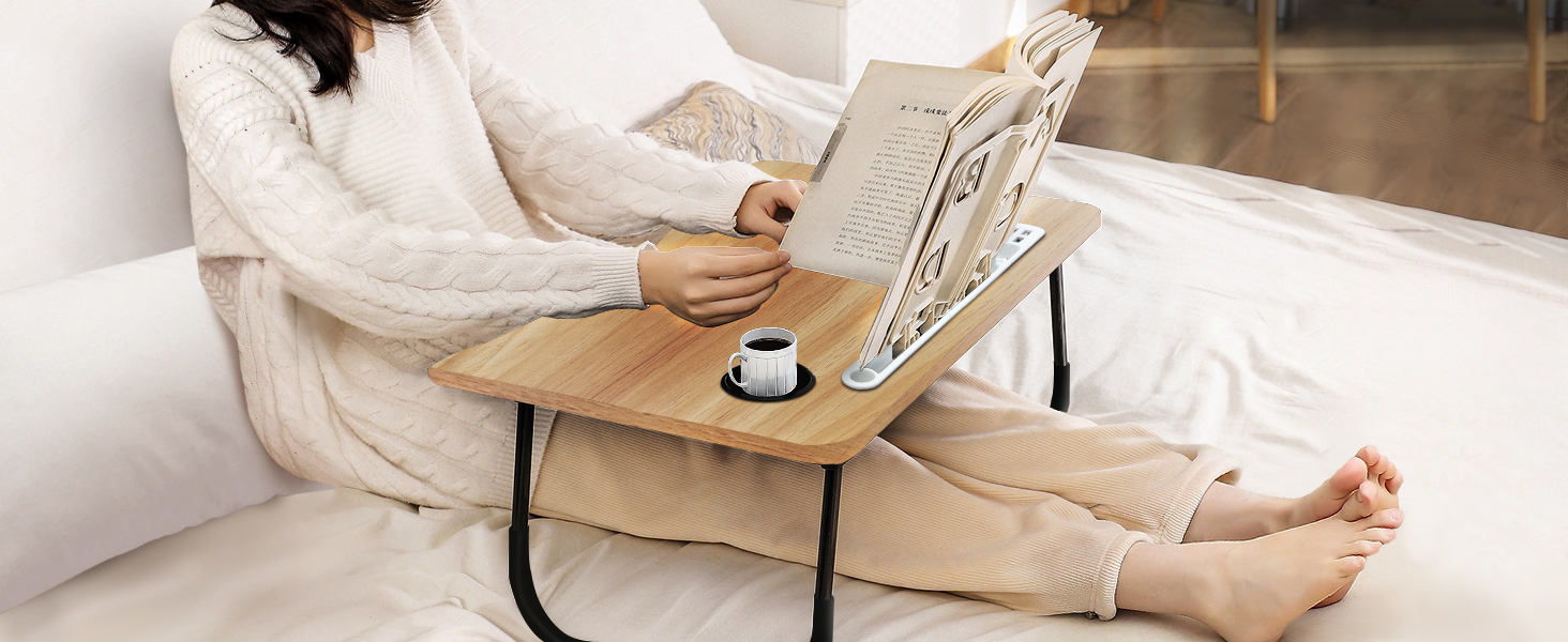 table de lit table pliante plateau lit support ordinateur portable canape plateau petit dejeuner