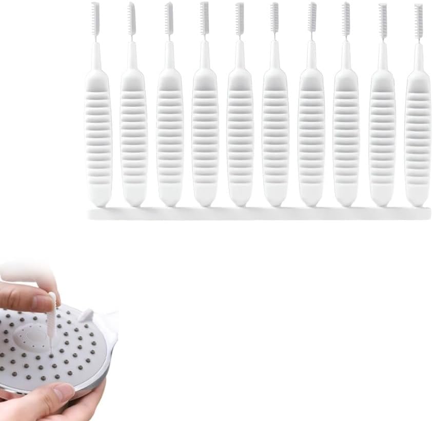 2026 Upgrade Shower Head Nozzle Cleaning Brush 10 Pack, Anti-Clog Small Gap Crevice Cleaner Picks, Multifunctional Tiny Hole Cleaning Tool for Bathroom Faucet, Phone Port, Keyboard & Household Appliances