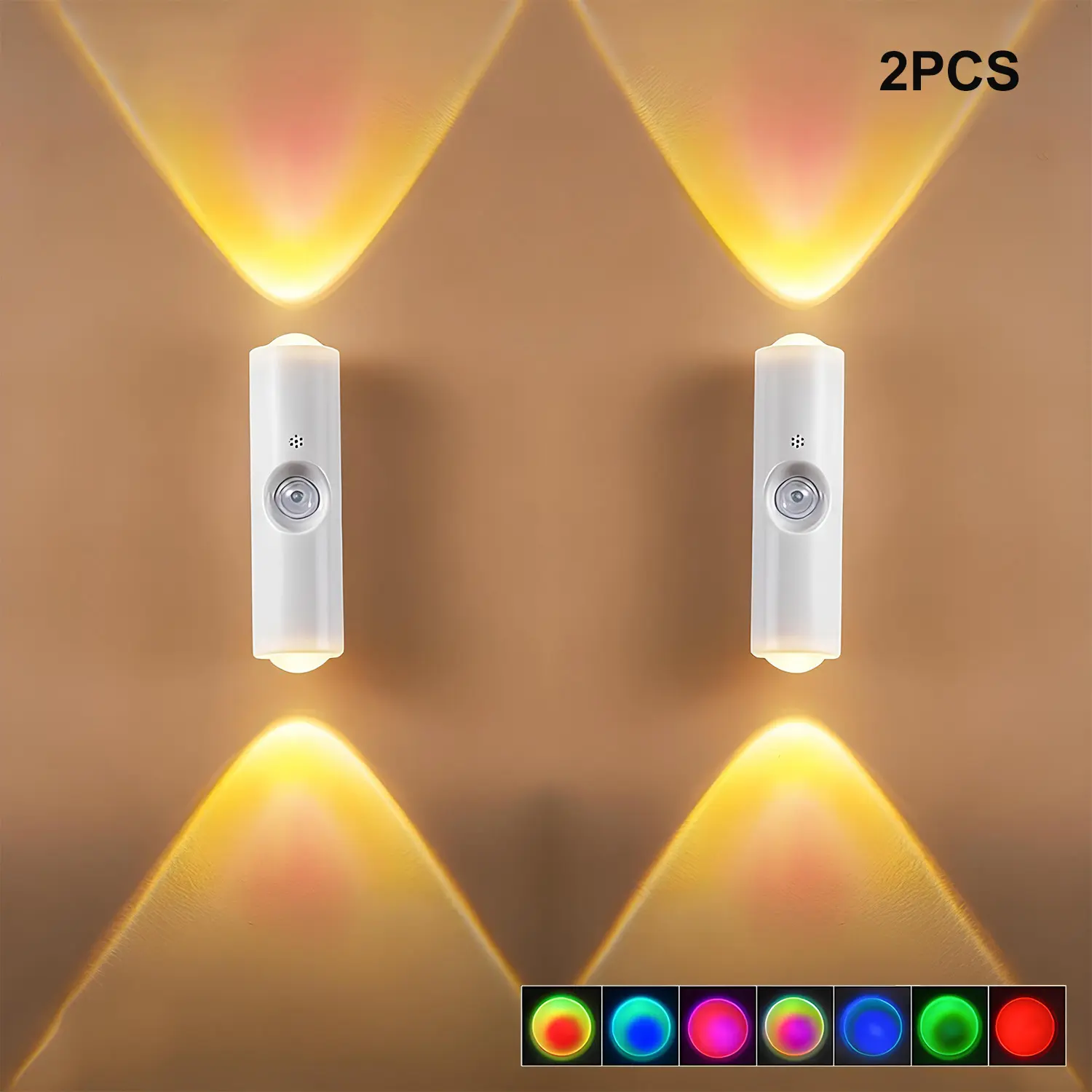 Smart RGB LED Night Lights with Motion Sensor