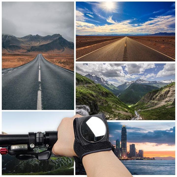 🔥Exclusive Offer: 50% Off for a Limited Time🎉 Rear View Bike Wrist Safety Mirror