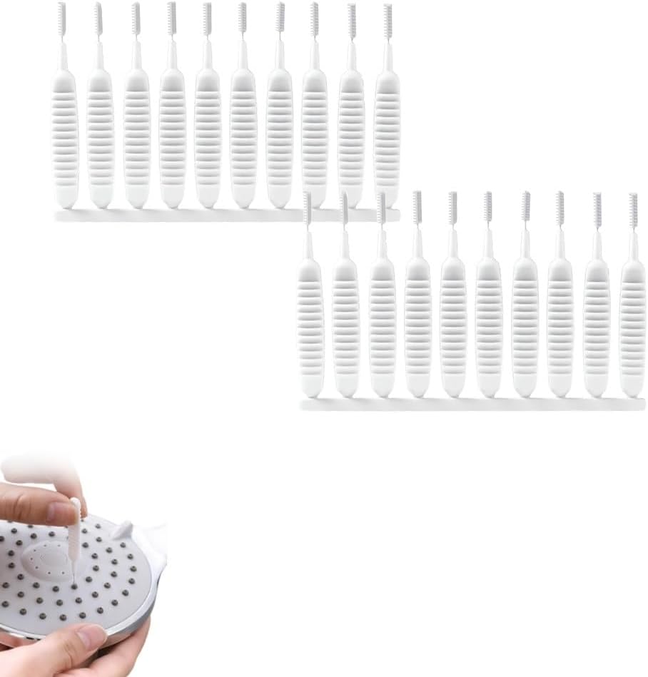 2026 Upgrade Shower Head Nozzle Cleaning Brush 10 Pack, Anti-Clog Small Gap Crevice Cleaner Picks, Multifunctional Tiny Hole Cleaning Tool for Bathroom Faucet, Phone Port, Keyboard & Household Appliances