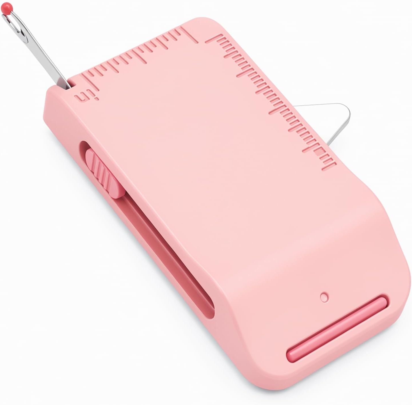 Magnetic Sewing Machine Sleeve Tool,Magnetic Seam Guide for Sewing Machine. | 3-in-1 Sleeve & Edge Positioning Tool with Built-In Seam Ripper and Ruler Scale for Cuffs,Plackets,Collars and Topstitching
