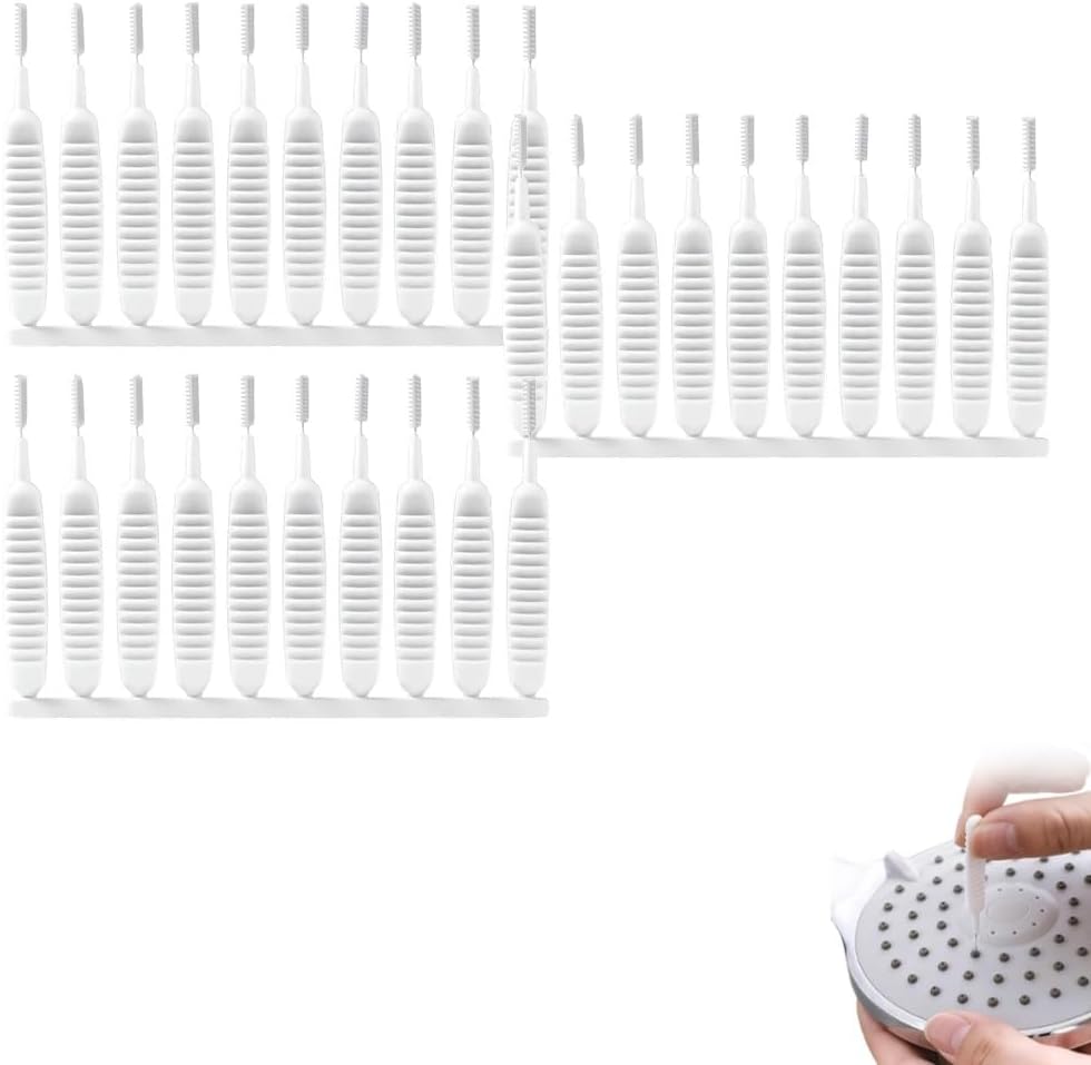 2026 Upgrade Shower Head Nozzle Cleaning Brush 10 Pack, Anti-Clog Small Gap Crevice Cleaner Picks, Multifunctional Tiny Hole Cleaning Tool for Bathroom Faucet, Phone Port, Keyboard & Household Appliances