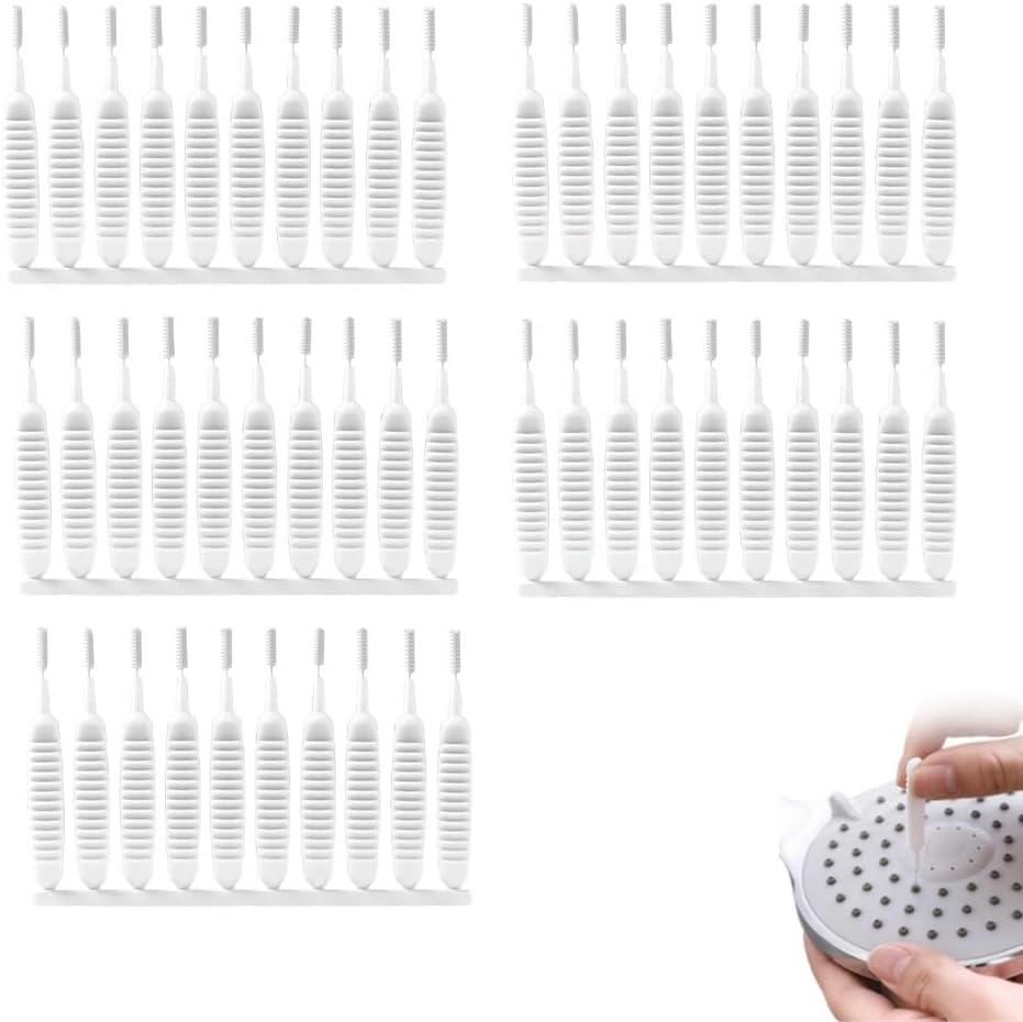 2026 Upgrade Shower Head Nozzle Cleaning Brush 10 Pack, Anti-Clog Small Gap Crevice Cleaner Picks, Multifunctional Tiny Hole Cleaning Tool for Bathroom Faucet, Phone Port, Keyboard & Household Appliances