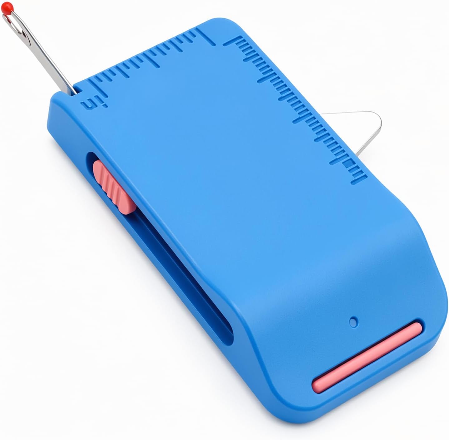 Magnetic Sewing Machine Sleeve Tool,Magnetic Seam Guide for Sewing Machine. | 3-in-1 Sleeve & Edge Positioning Tool with Built-In Seam Ripper and Ruler Scale for Cuffs,Plackets,Collars and Topstitching