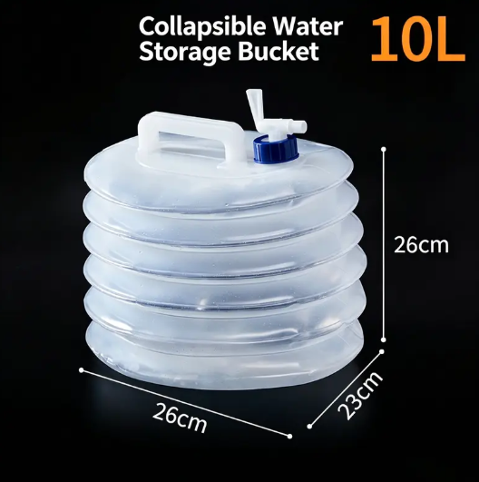 Last Day Sale | Foldable Camping Water Container 5L/10L/15L Portable Water Bucket