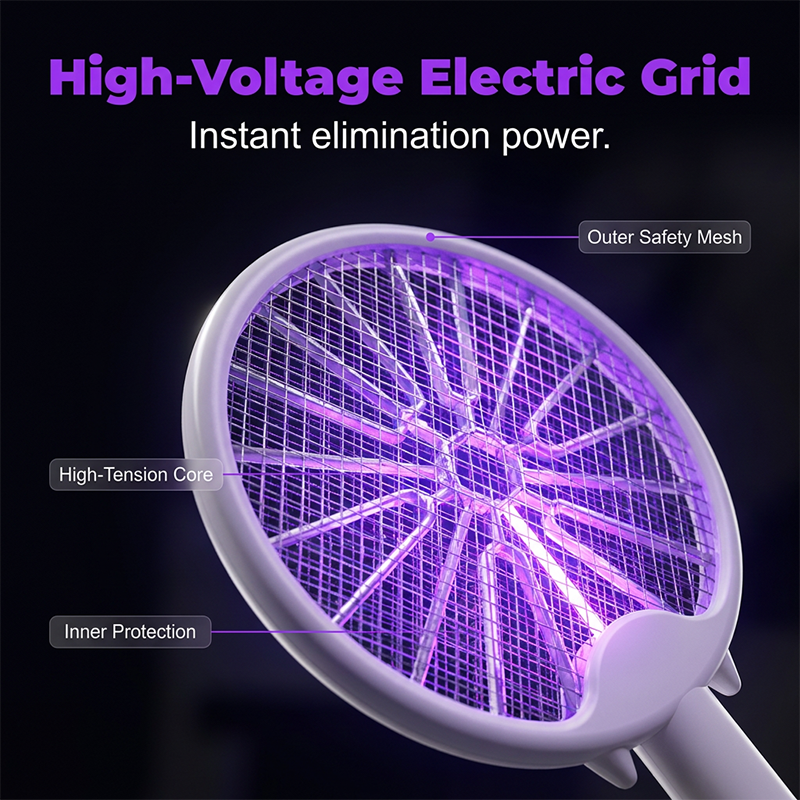 🦟Limited Time Special Price!!✨3-in-1 Foldable Electric Mosquito Racket