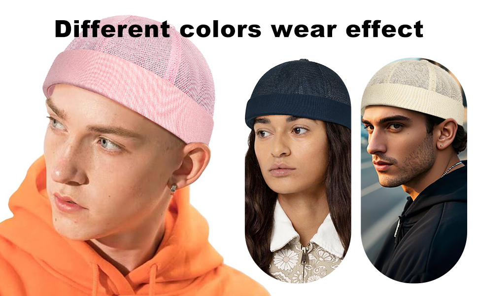 Mesh Brimless Cap