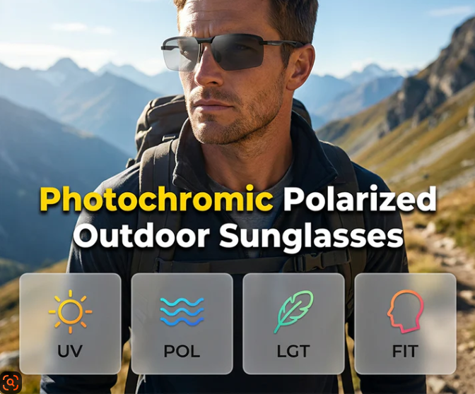 Polarized Photochromic Sunglasses