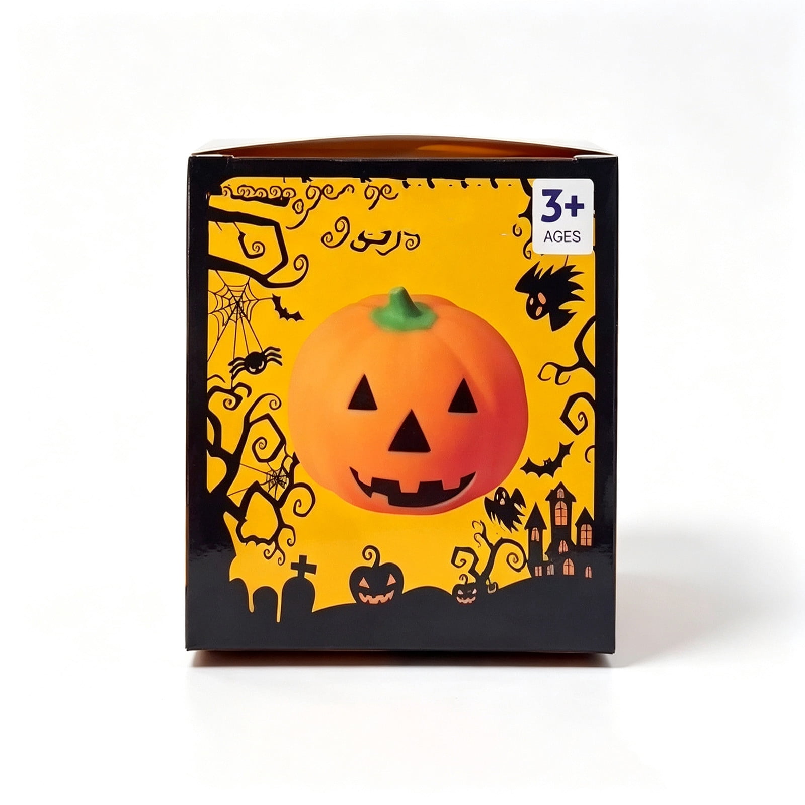 Halloween Jumbo Pumpkin Squishy Toys, Soft Pumpkin Squeeze Stress Balls Party Gifts for Teens & Adults