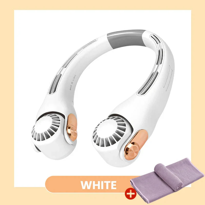 ❄️ Nek-aircoventilator – Ultra-quiet personal cooling fan for summer