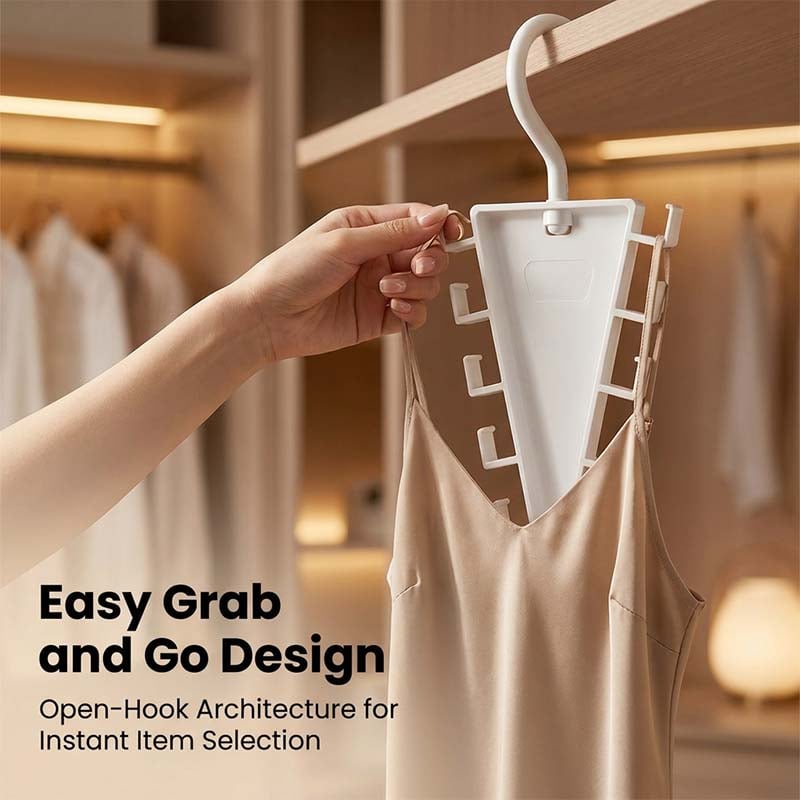Rotating V-Shaped Accessory Hanger