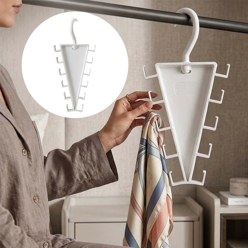 Rotating V-Shaped Accessory Hanger