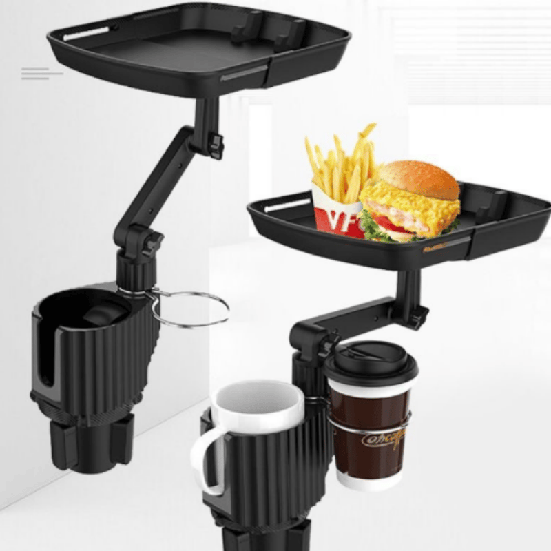 Universal 360° Swivel Car Cup Holder Tray