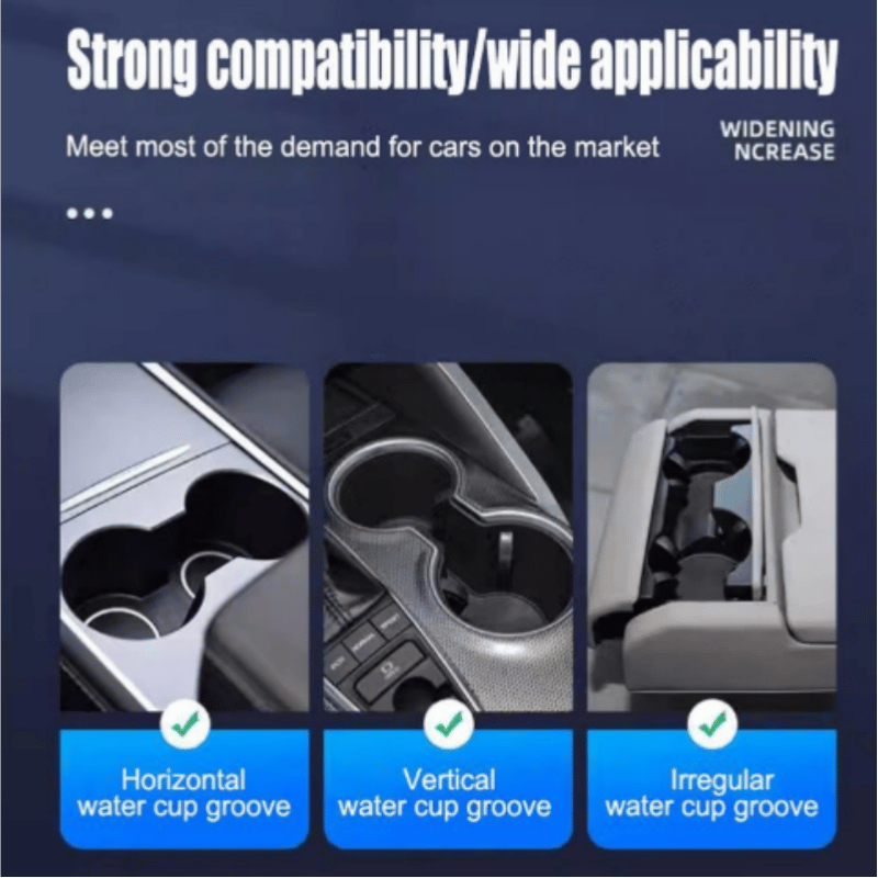 Universal 360° Swivel Car Cup Holder Tray