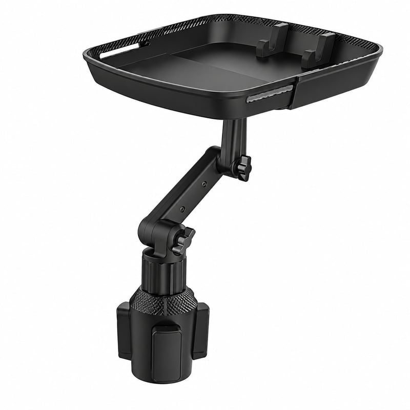 Universal 360° Swivel Car Cup Holder Tray