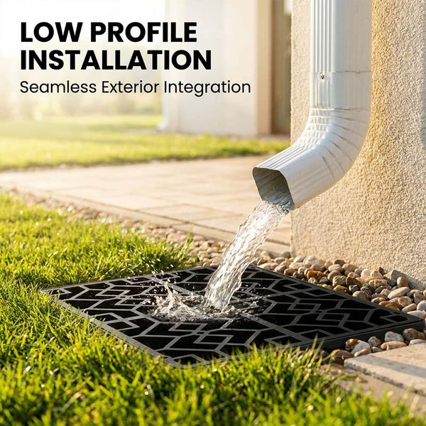 Low Profile Downspout Catch Basin