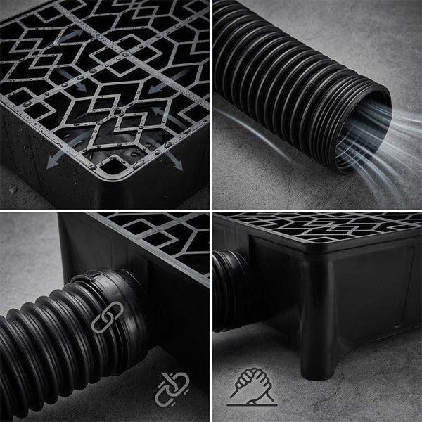 Low Profile Downspout Catch Basin