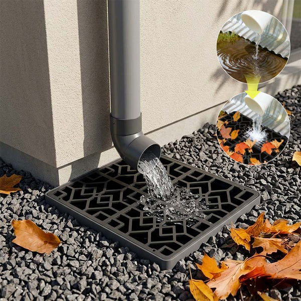 Low Profile Downspout Catch Basin