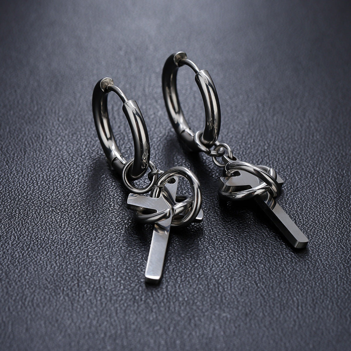 🎁✝️ 50% OFF! Sleek timeless cross clip-on hoop earrings, zero piercings needed. This ultra-versatile religious jewelry is perfect for daily wear, gifting and collection. Wear it, gift it, adore it.