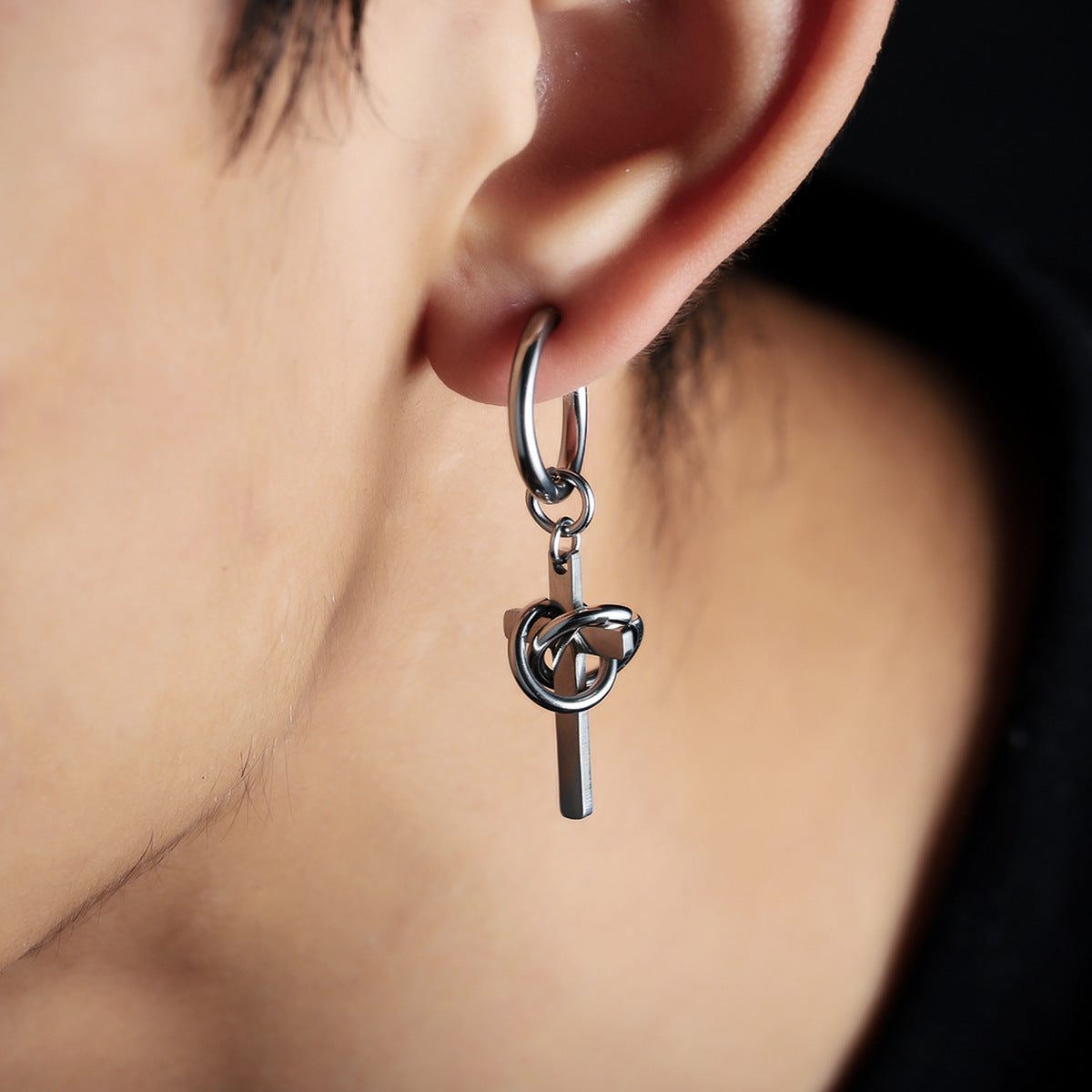 🎁✝️ 50% OFF! Sleek timeless cross clip-on hoop earrings, zero piercings needed. This ultra-versatile religious jewelry is perfect for daily wear, gifting and collection. Wear it, gift it, adore it.