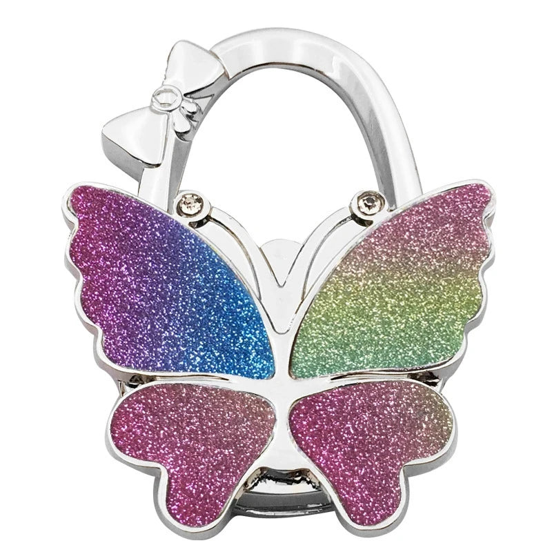 Butterfly Purse Hook Foldable Handbag Table Hanger for Women