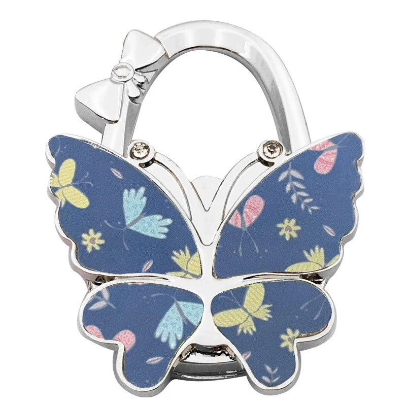 Butterfly Purse Hook Foldable Handbag Table Hanger for Women