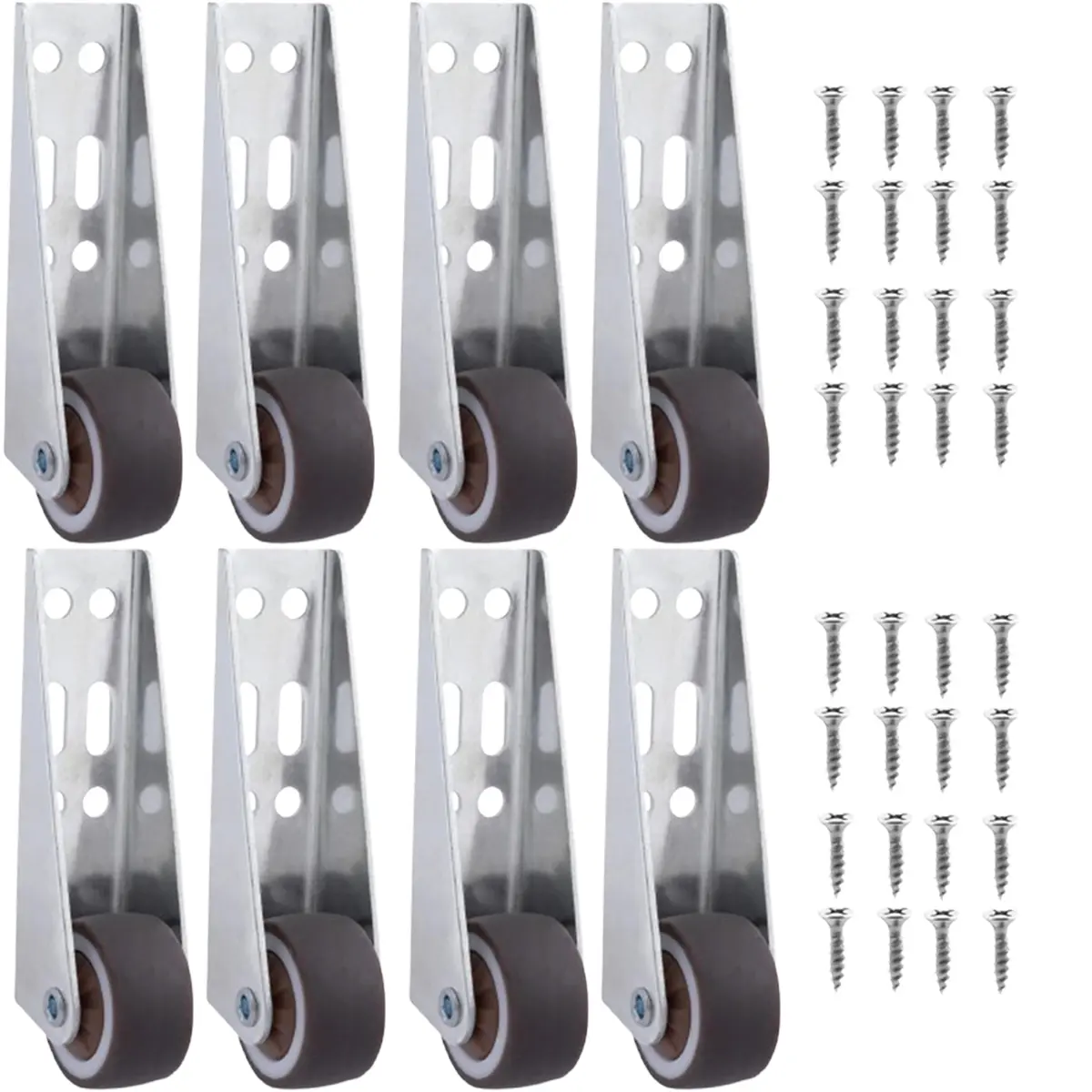 Heavy Duty Rigid Caster Wheels for Doors - Smooth Silent Support