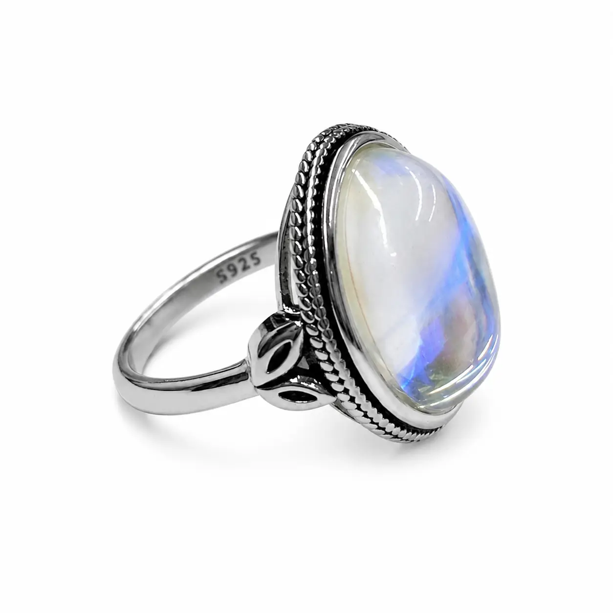 925  Moonstone Oval Statement Ring