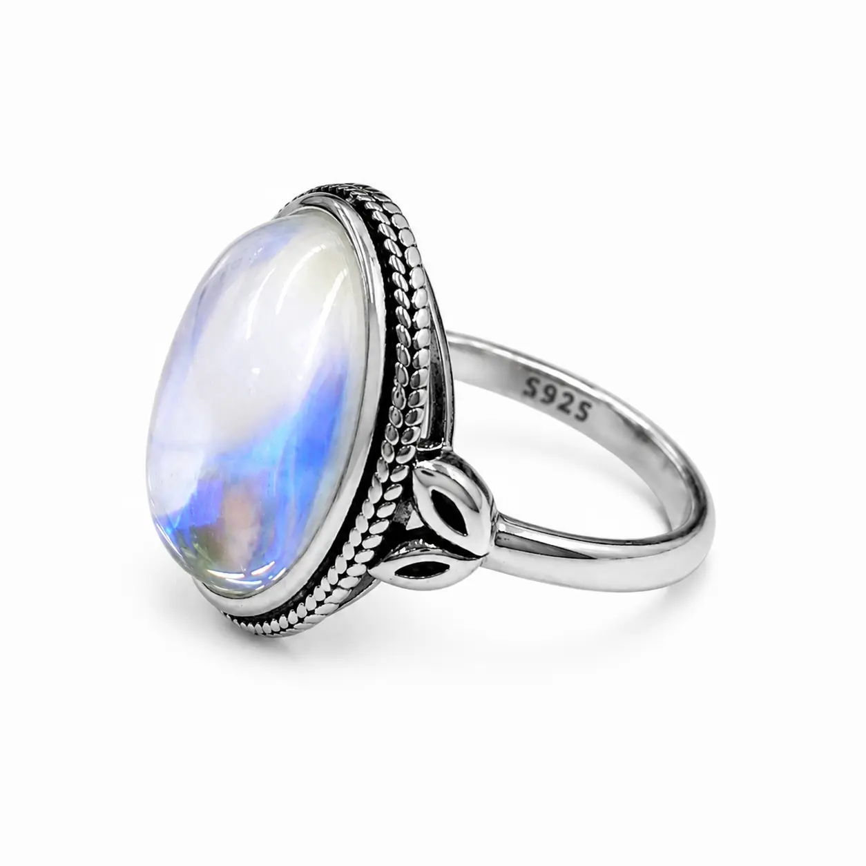 925  Moonstone Oval Statement Ring