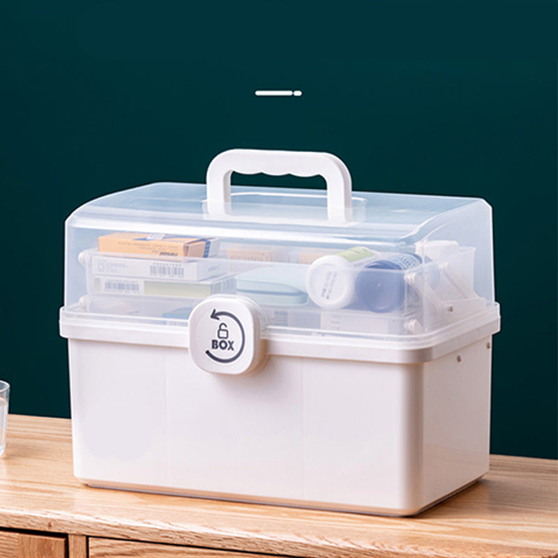💎 50% OFF! 💎 Multi-Layer Family Medicine Box – Large Capacity, 3-Tier Compartment Design & Secure Lock