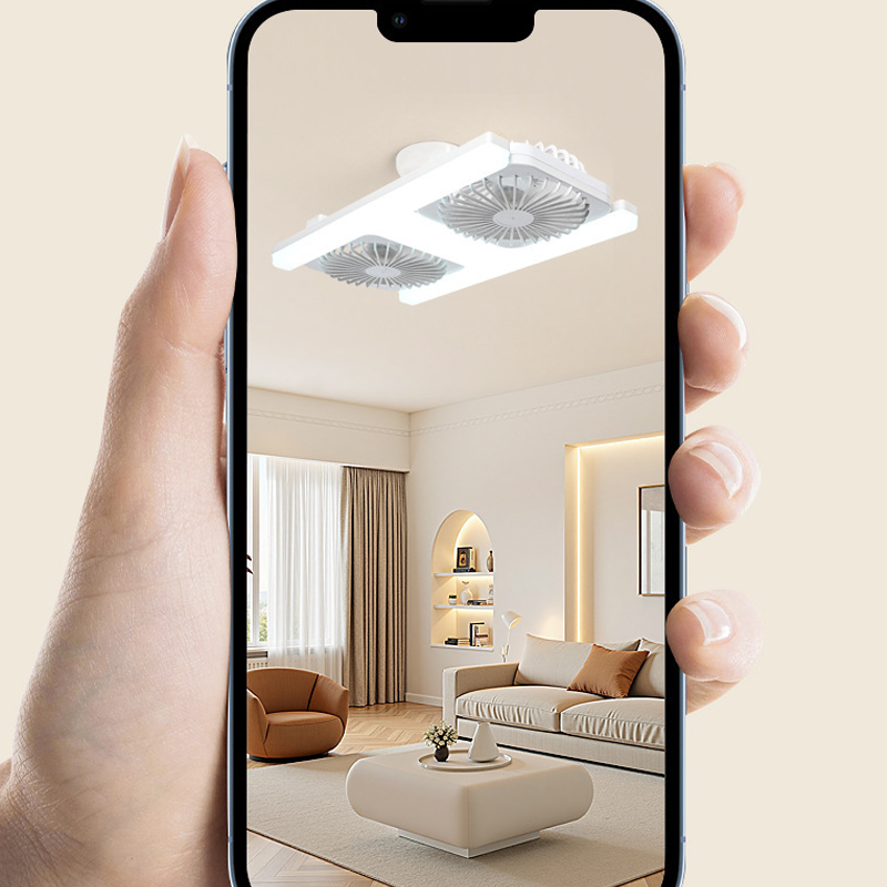 💡Limited Time 50% Off | 2-in-1 LED Ceiling Fan with Light, Quiet Cooling & Super Bright Lamp, Tool-Free Easy Installation