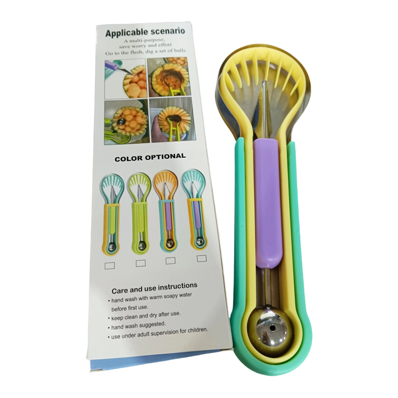 🍉🔥Kit Cortador y Bolas de Fruta Multifunción | Herramienta de Cocina para Sandía y Melón