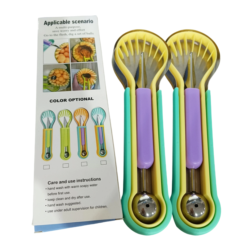 🍉🔥Kit Cortador y Bolas de Fruta Multifunción | Herramienta de Cocina para Sandía y Melón