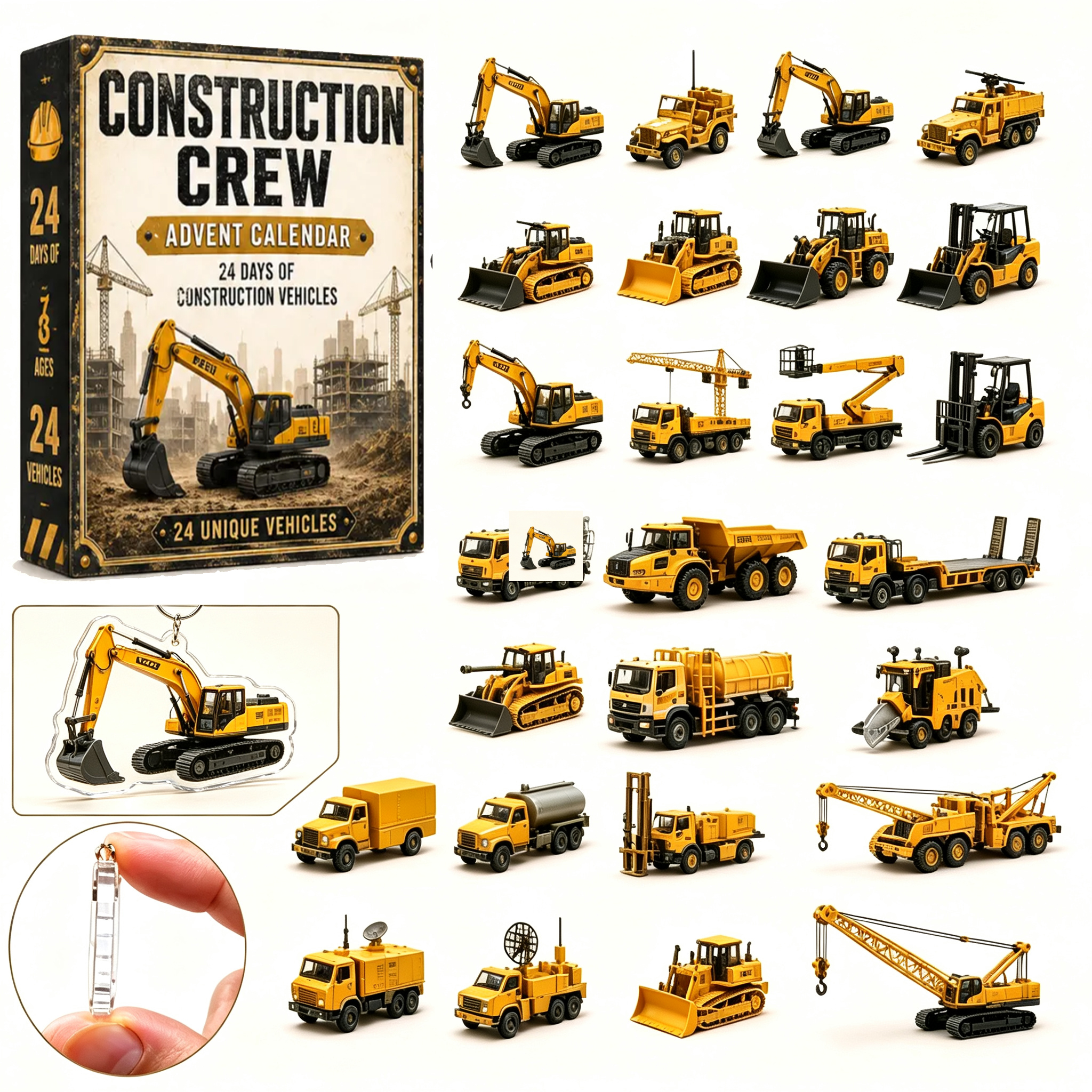 🚜 Build the Fleet Collection 24‑Day Vehicle Advent Calendar Series