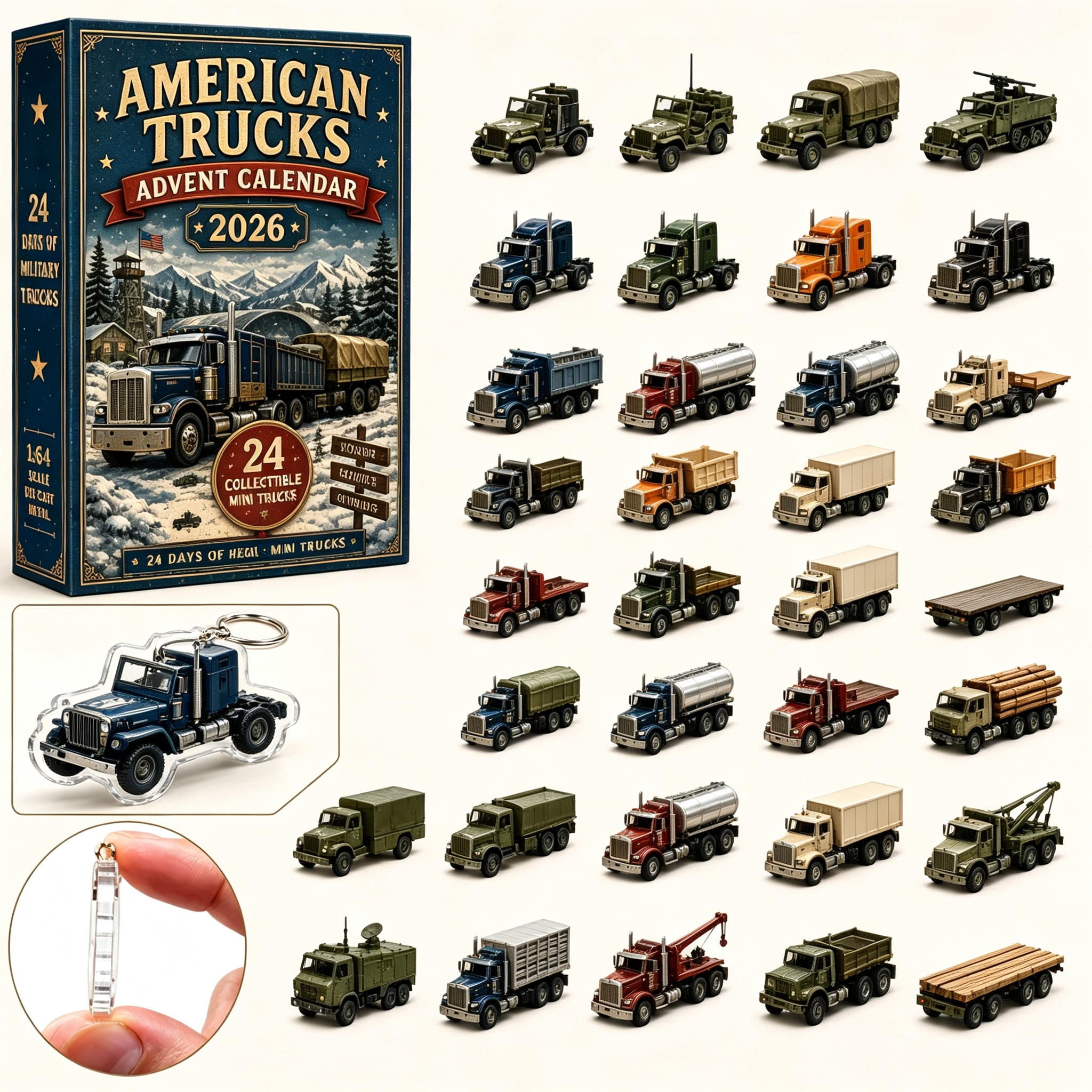 🚜 Build the Fleet Collection 24‑Day Vehicle Advent Calendar Series
