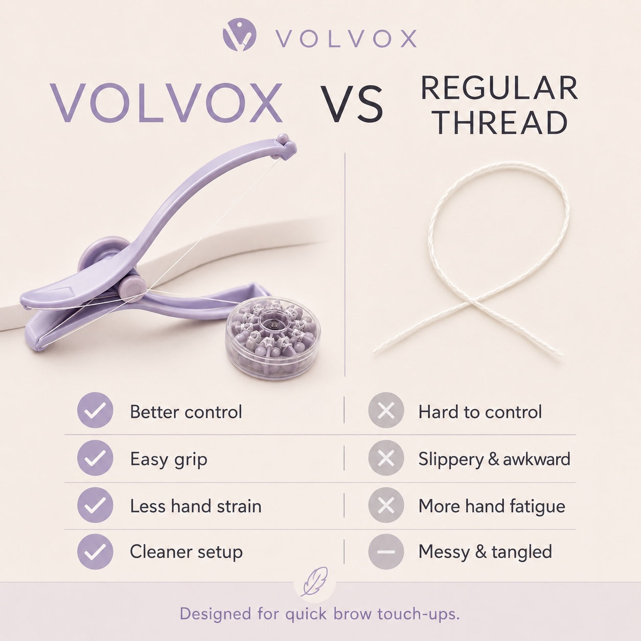 Precise Brow Threading Tool