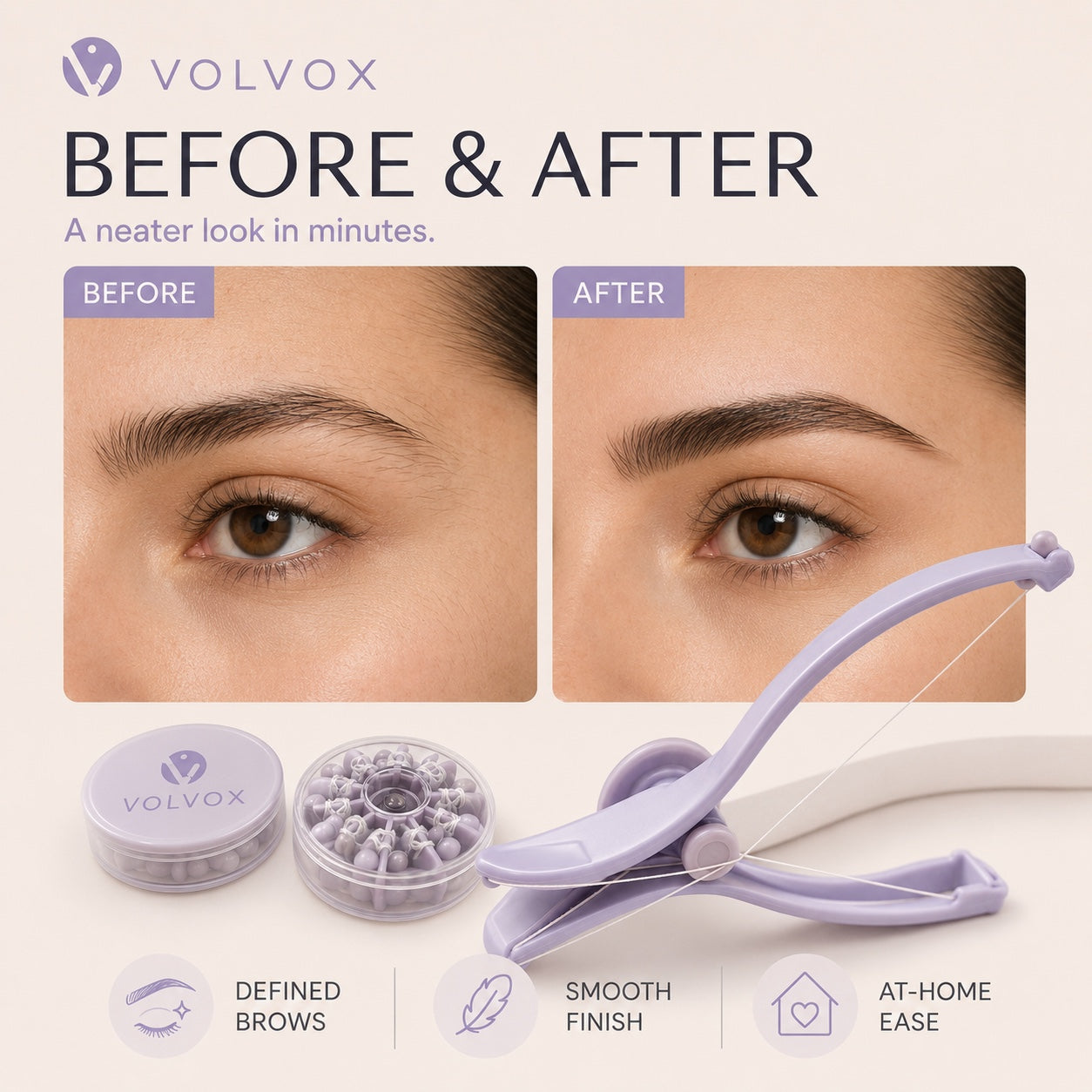 Precise Brow Threading Tool