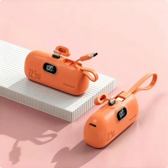 5000mAh Portable Power Bank with 22.5W Fast Charging