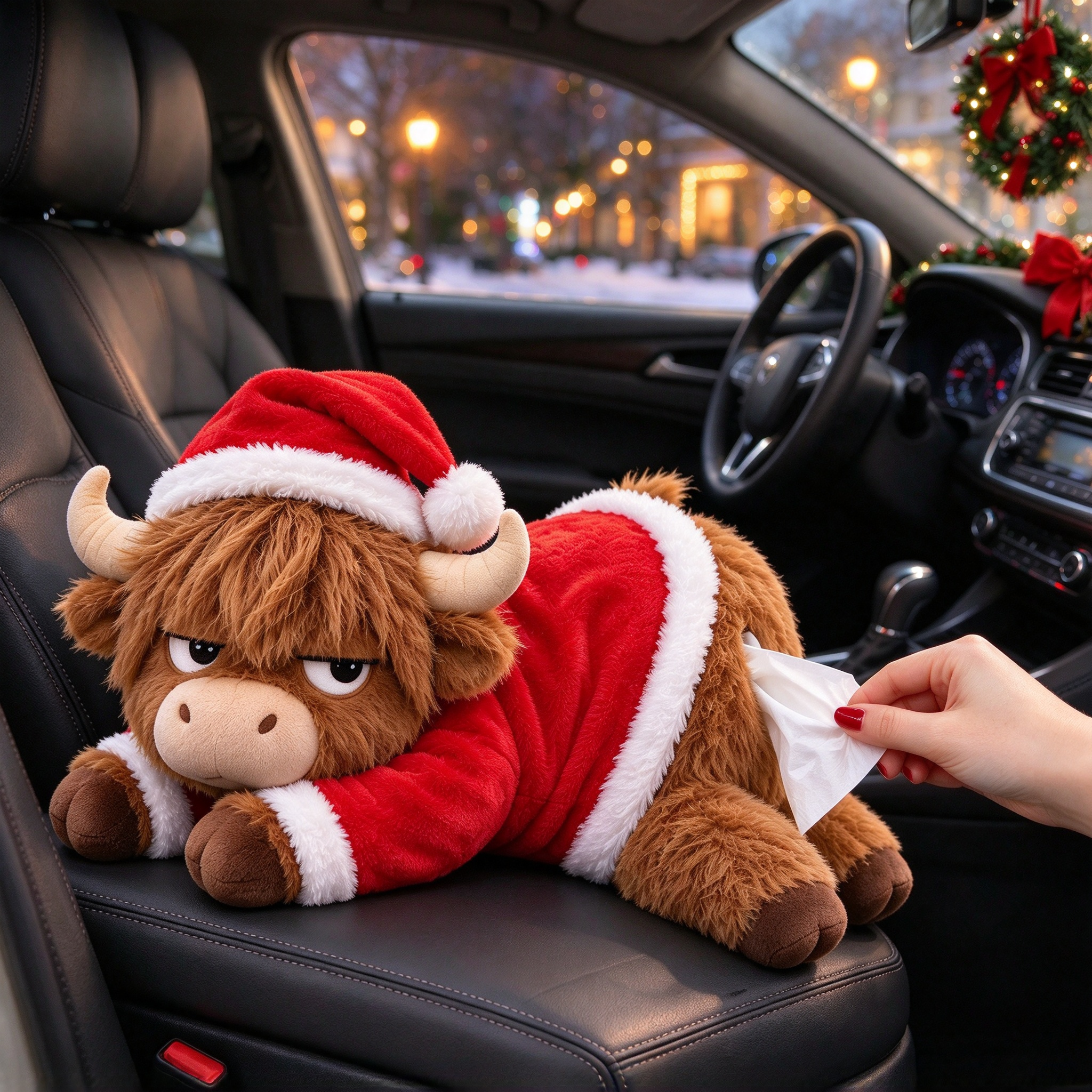 The Highland Cow Tissue Holder