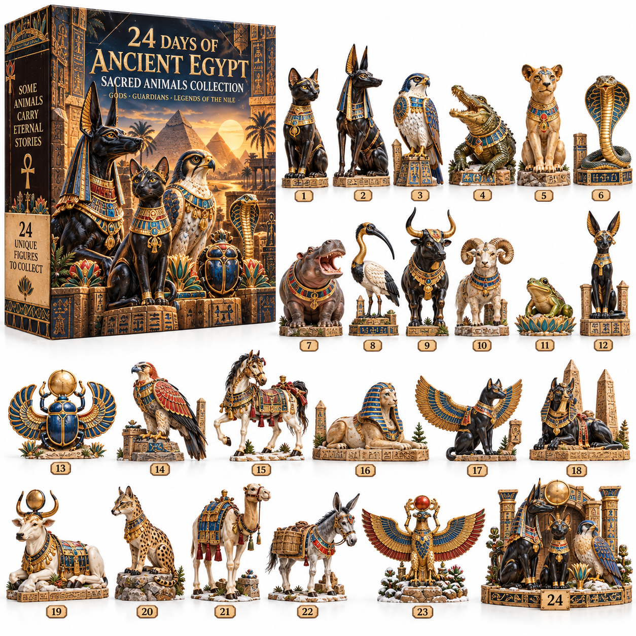 🐈‍⬛🏺 Secrets of Ancient Egypt™ – 24 Sacred Animals, Guardians & Symbols to Discover and Collect - image 1