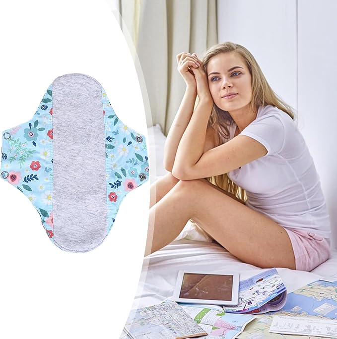 6/12PCS Reusable Graphene Incontinence Pad – Bladder Leak-Proof, Breathable, Antibacterial, Eco-Friendly Absorbent Pad for Women, Elderly Women, Postpartum Moms (Not Recommended for Menstrual Use)